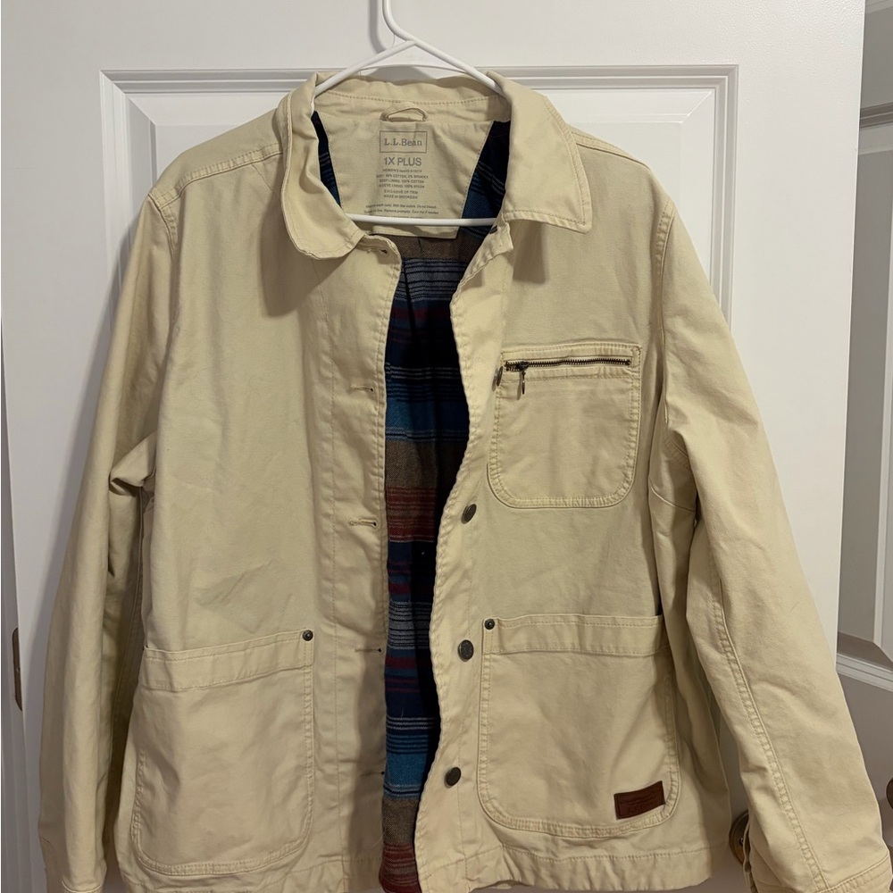 L.L. Bean Women’s Cream Chore Jacket